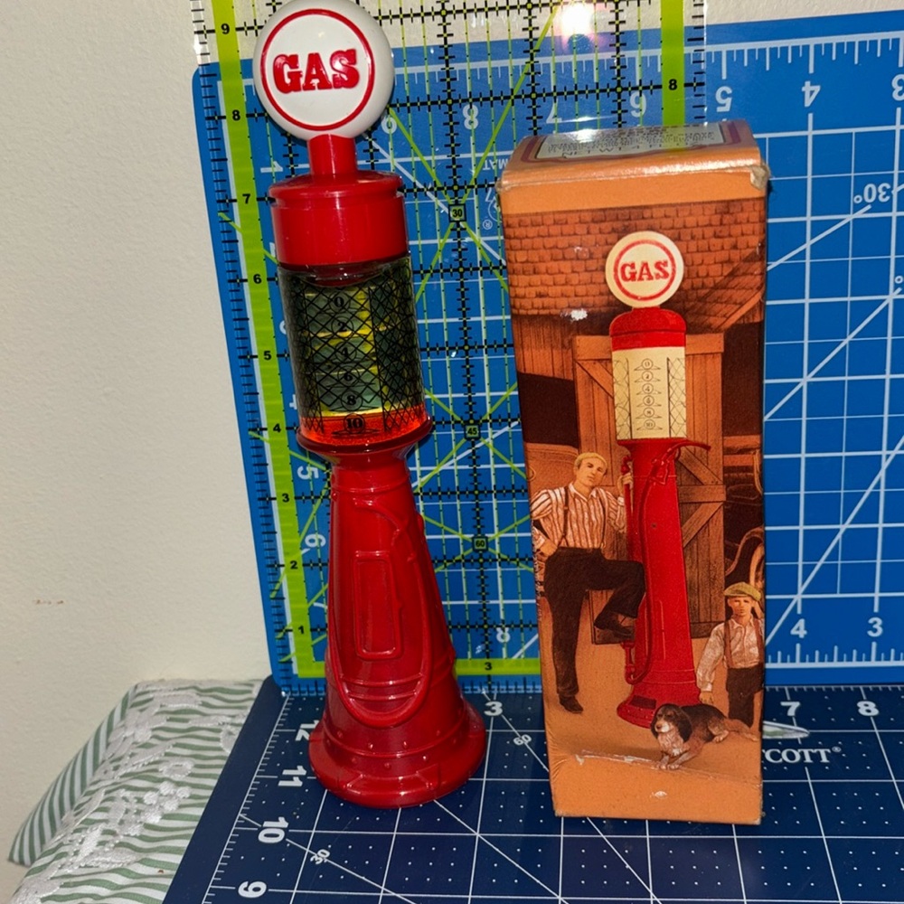 AVON NOVEL GAS PUMP DECANTER